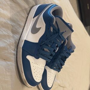 Jordan Blue and White Sneakers